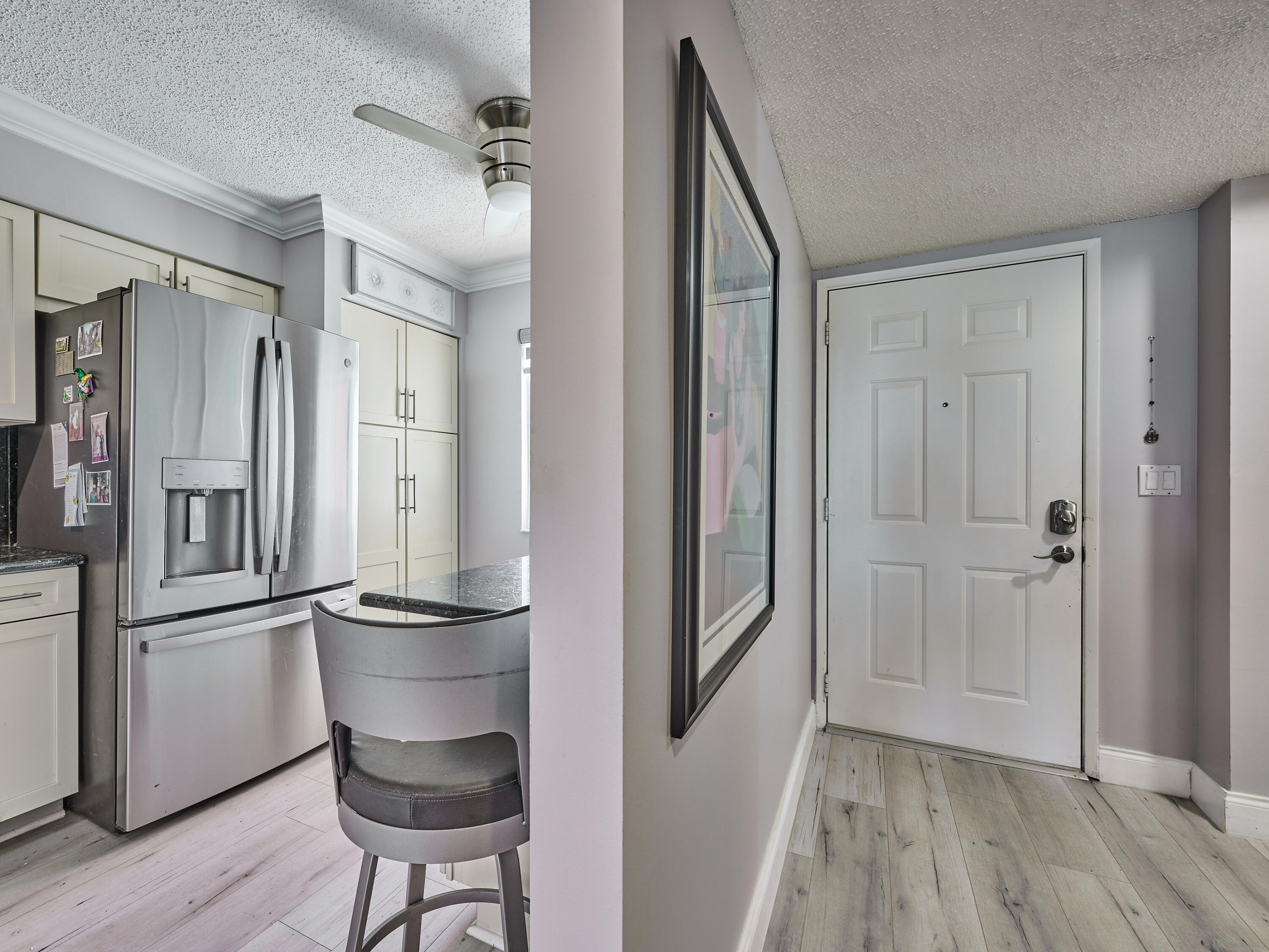 14112 Huntington Pointe Drive, Unit 401 Delray Beach, FL 33484 - Photo 4 of 49 a view of kitchen with furniture and wooden floor