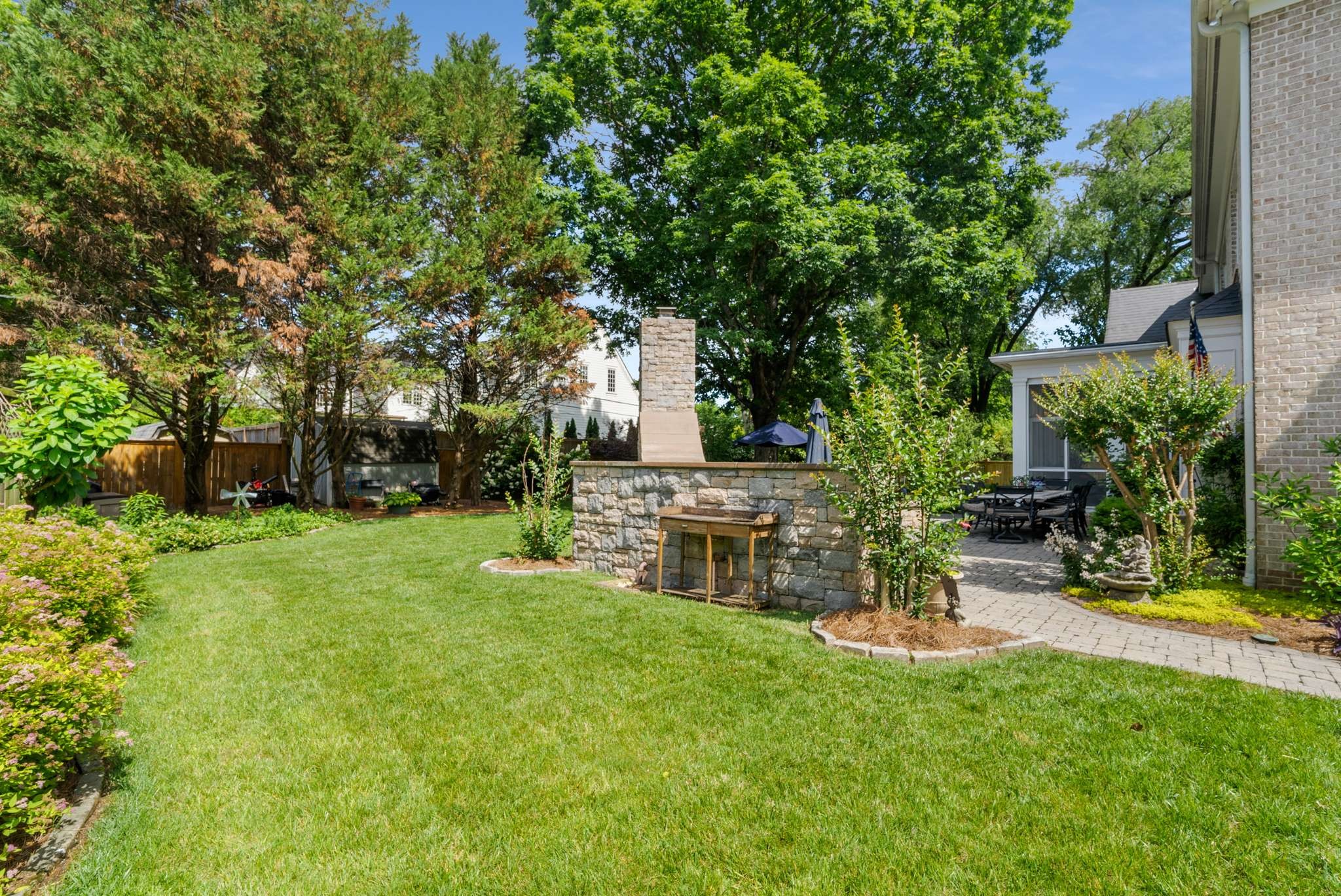 217 Page Road Nashville, TN 37205 - Photo 50 of 61 a view of house with swimming pool and sitting area