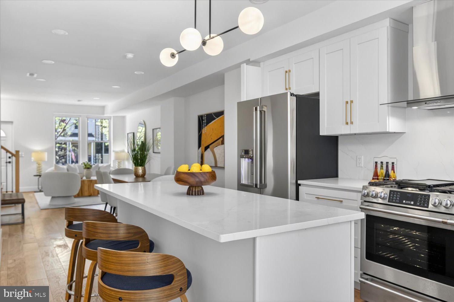 1704 Independence Avenue Southeast Washington, DC 20003 - Photo 14 of 73 Light‑filled gourmet kitchen