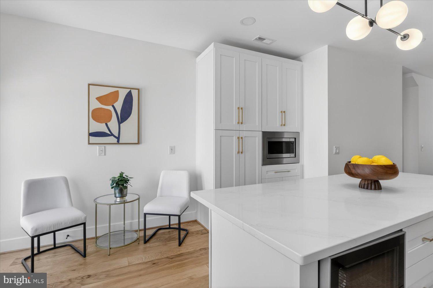 1704 Independence Avenue Southeast Washington, DC 20003 - Photo 18 of 73 Quartz backsplash and GE Café appliances