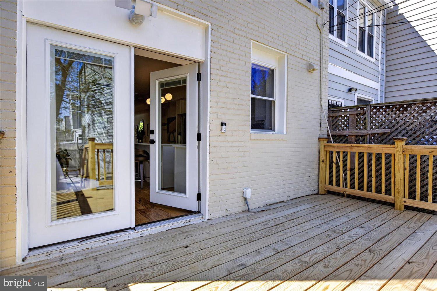 1704 Independence Avenue Southeast Washington, DC 20003 - Photo 23 of 73 Stylish outdoor deck