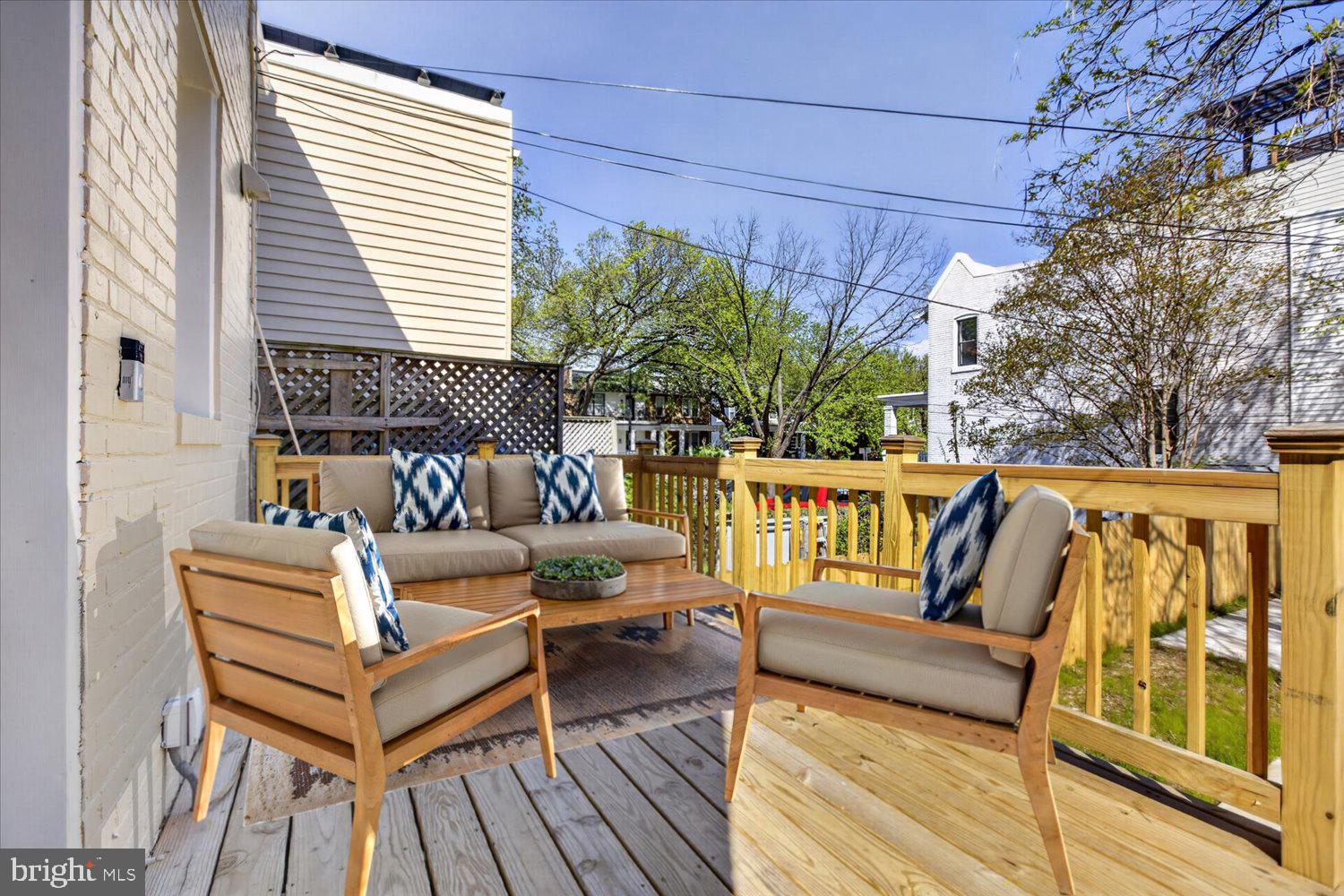 1704 Independence Avenue Southeast Washington, DC 20003 - Photo 24 of 73 Sun-drenched private deck