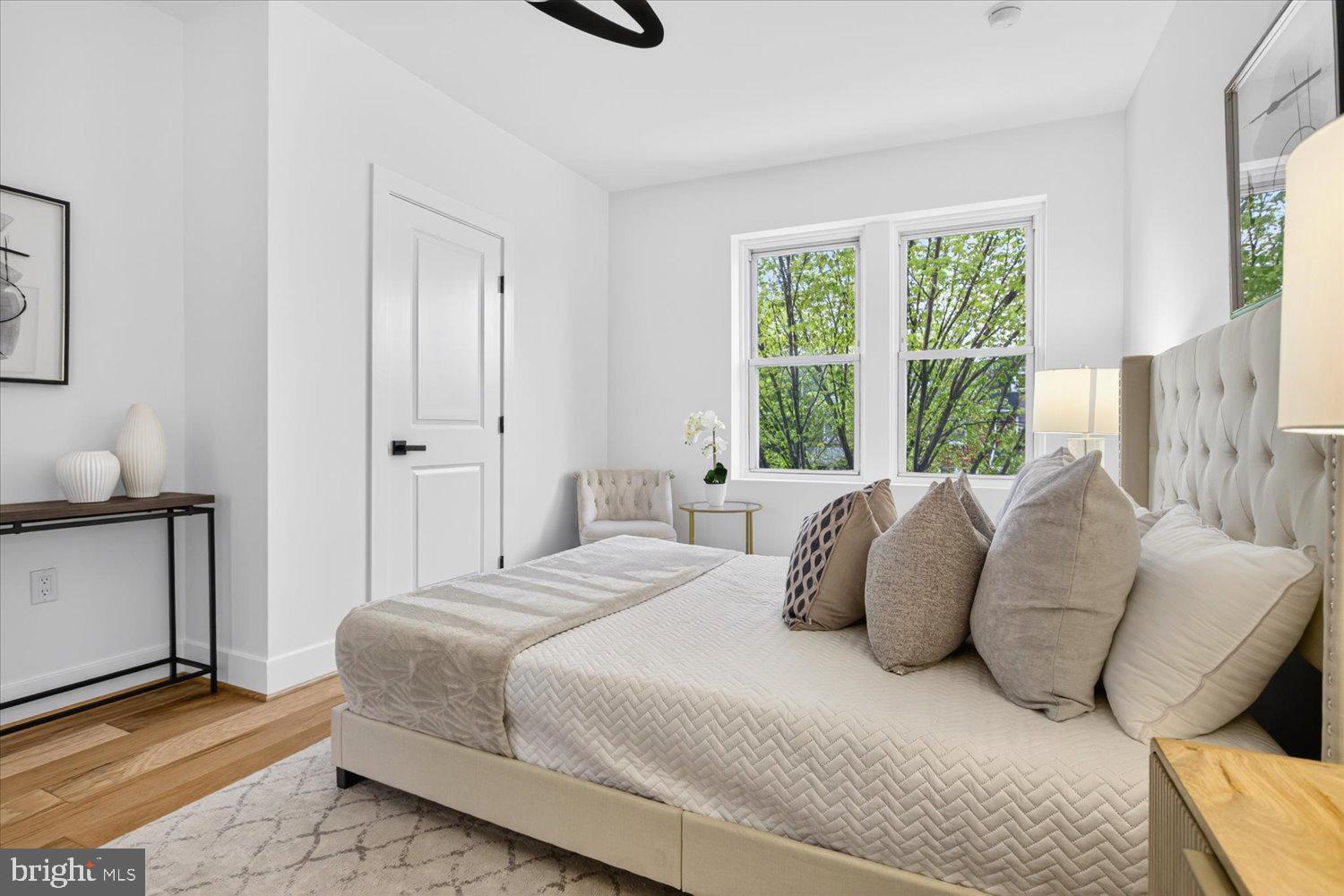 1704 Independence Avenue Southeast Washington, DC 20003 - Photo 33 of 73 Bedroom with whisper quiet ceiling fan w/ light