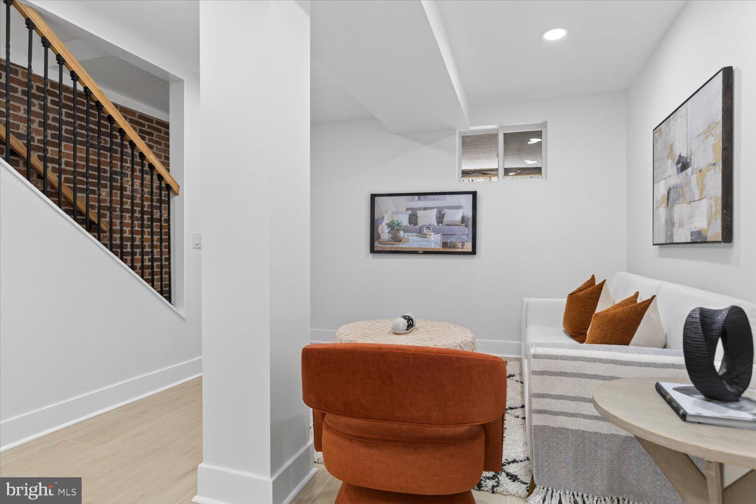 1704 Independence Avenue Southeast Washington, DC 20003 - Photo 39 of 73 Exposed brick wall to a separately zoned LL