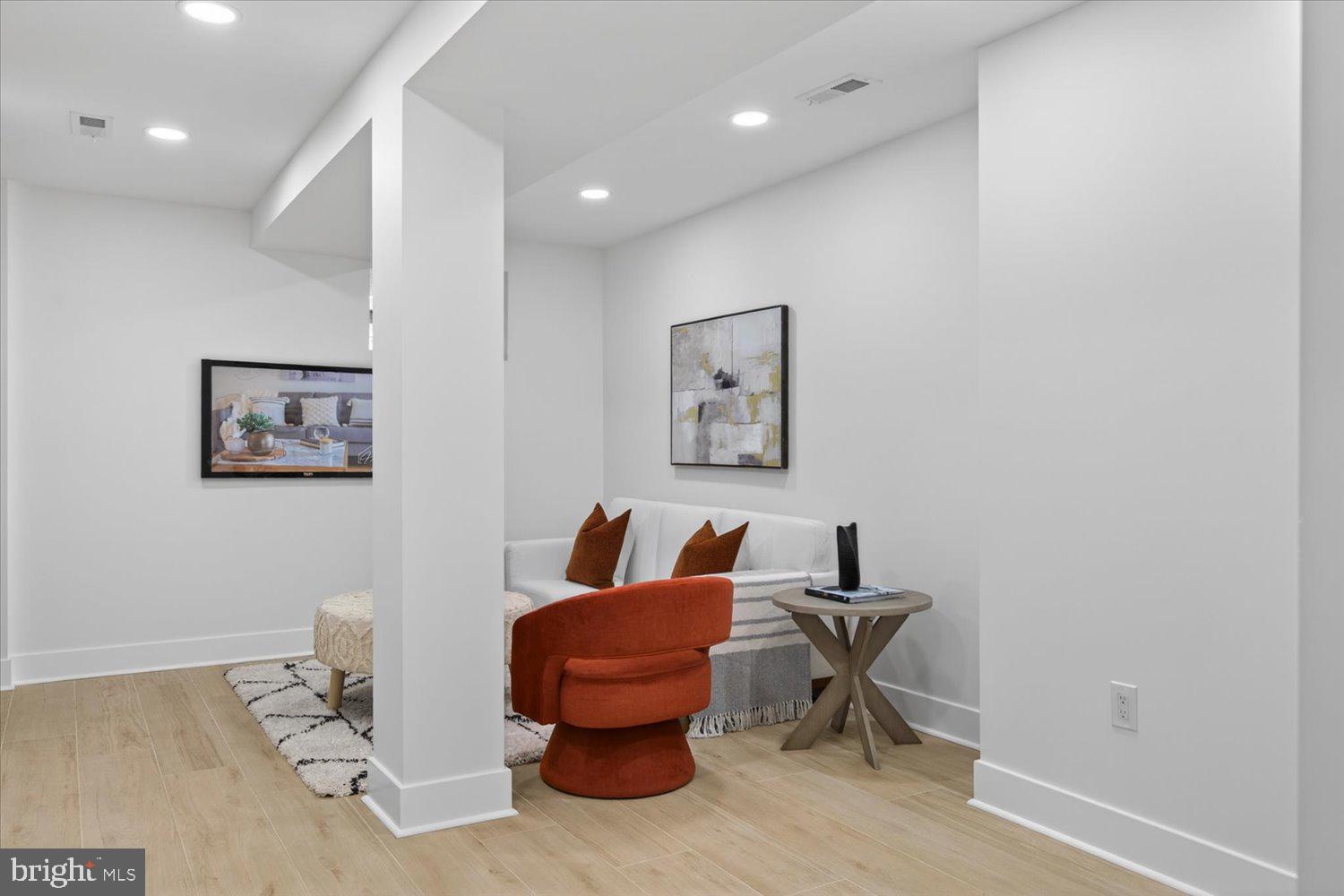 1704 Independence Avenue Southeast Washington, DC 20003 - Photo 51 of 73 Lower-level cozy entertainment area.