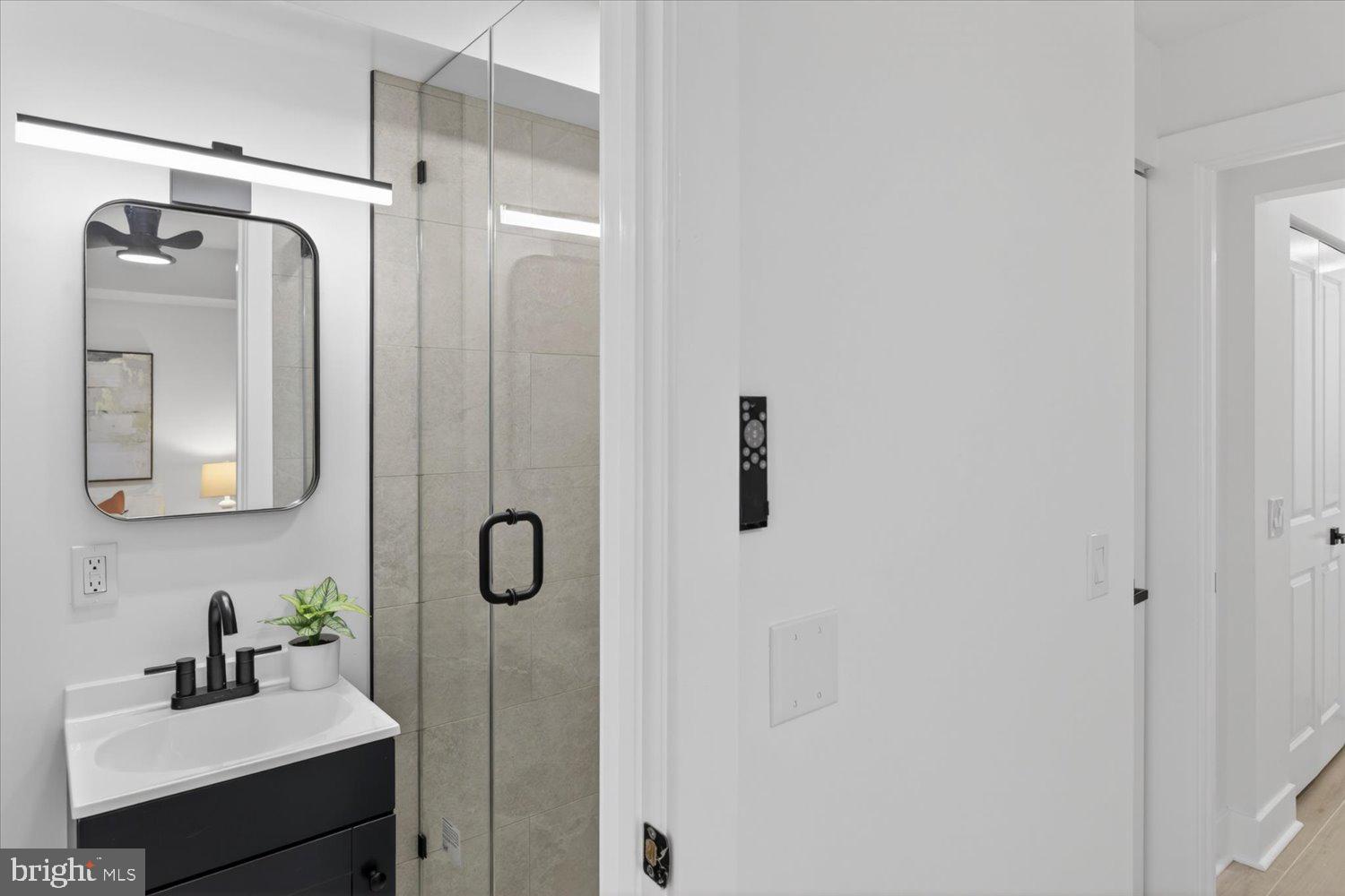 1704 Independence Avenue Southeast Washington, DC 20003 - Photo 58 of 67 Sleek modern elegant bathroom
