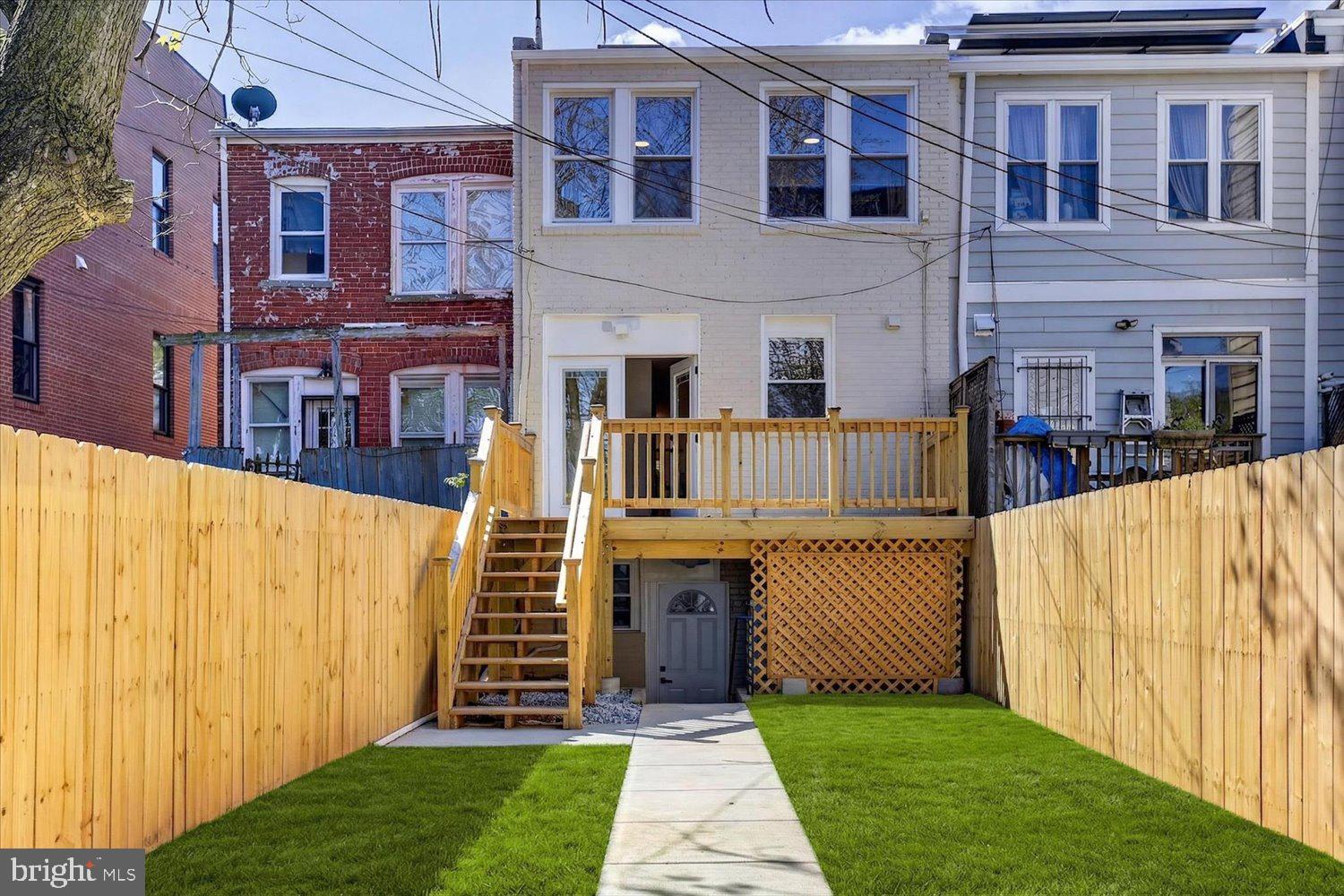 1704 Independence Avenue Southeast Washington, DC 20003 - Photo 66 of 67 a front view of a building with a garden and entertaining space