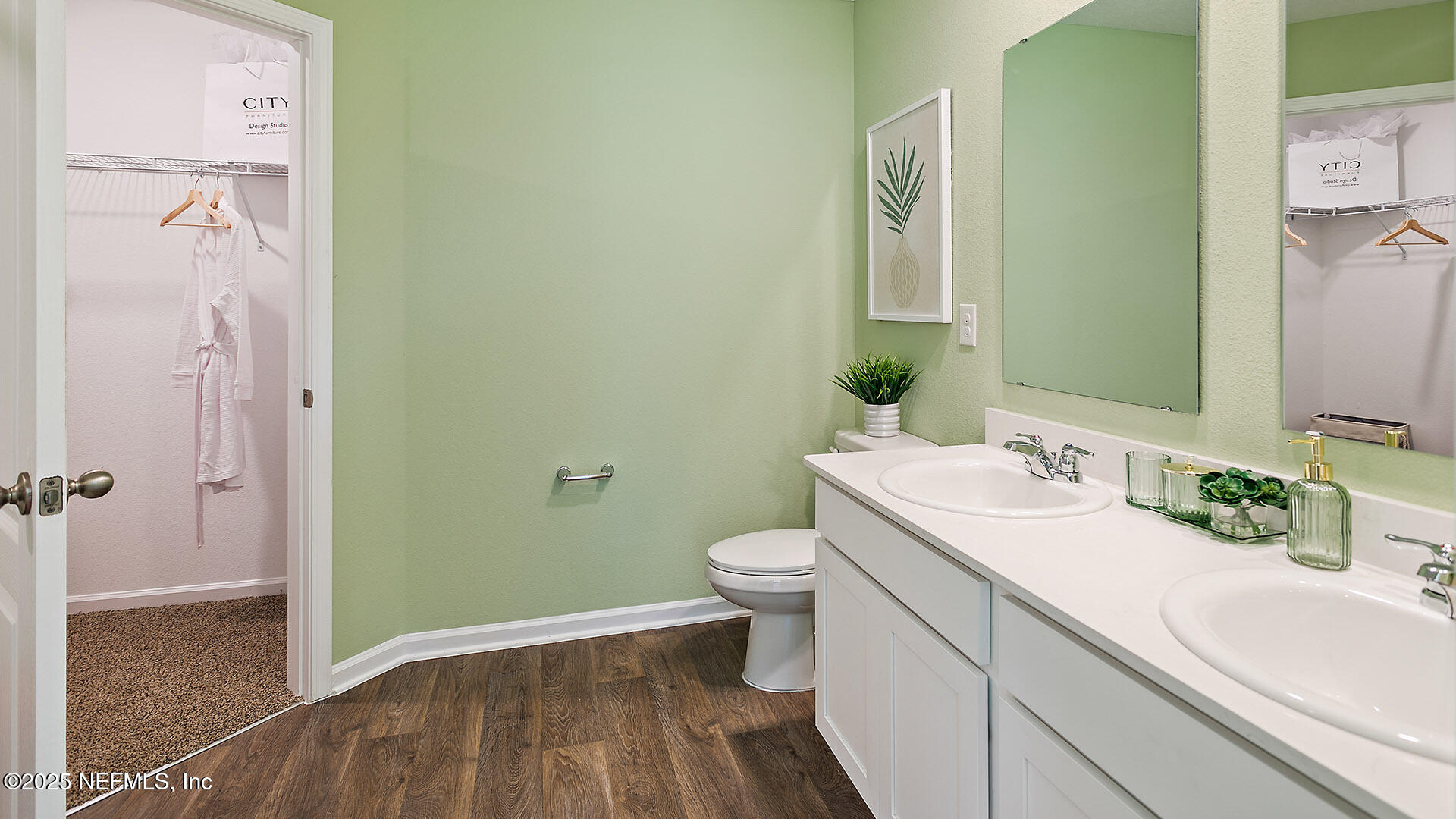 7 Ryall Lane, Unit B Palm Coast, FL 32164 - Photo 16 of 34 a bathroom with a sink a toilet and shower