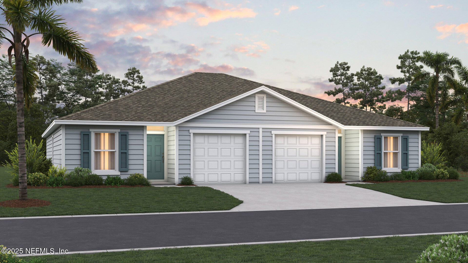 7 Ryall Lane, Unit B Palm Coast, FL 32164 - Photo 2 of 34 a front view of a house with a garden