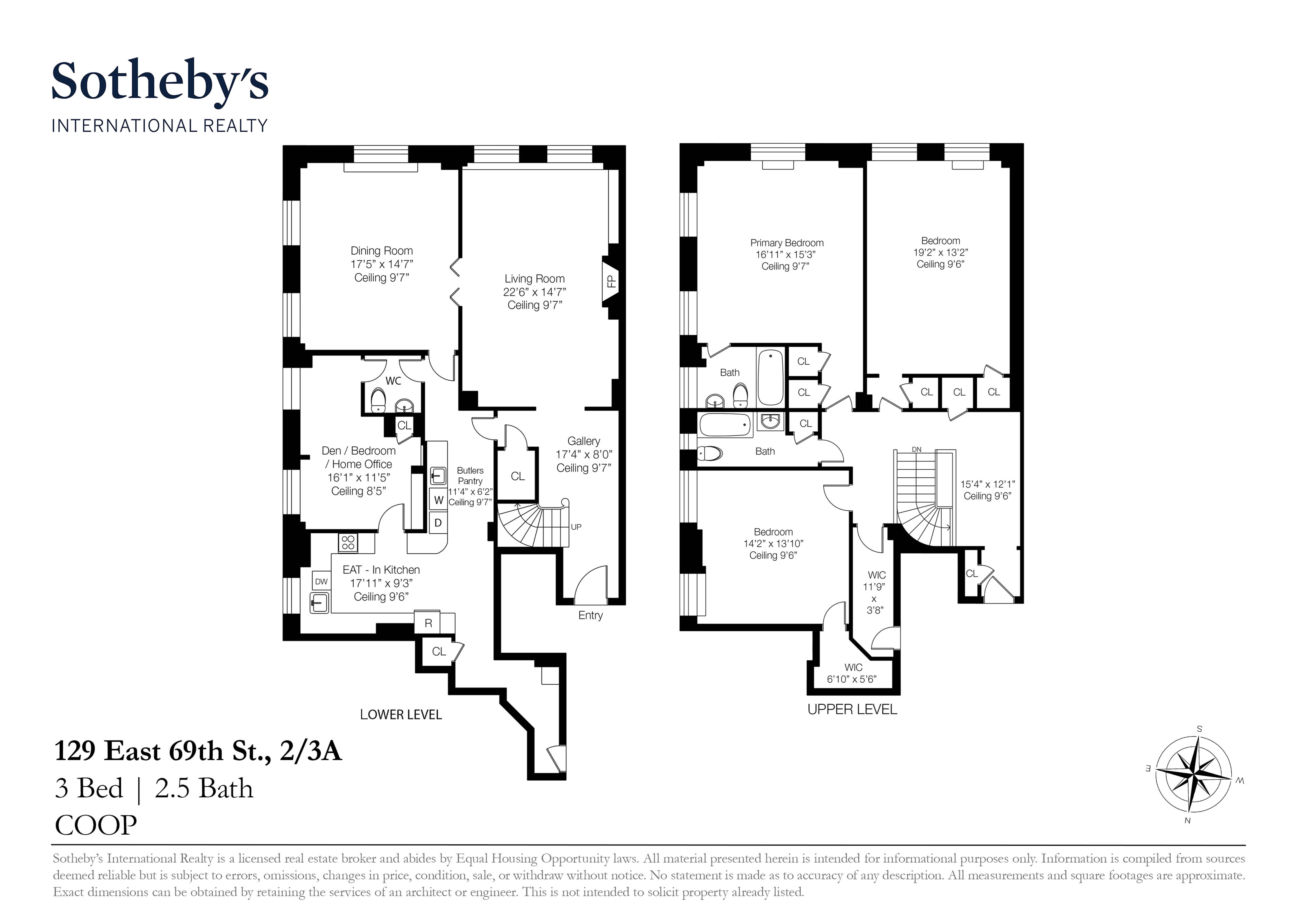 129 East 69th Street, Unit 2/3A Manhattan, NY 10021 - Photo 12 of 12 a picture of a very nice looking room