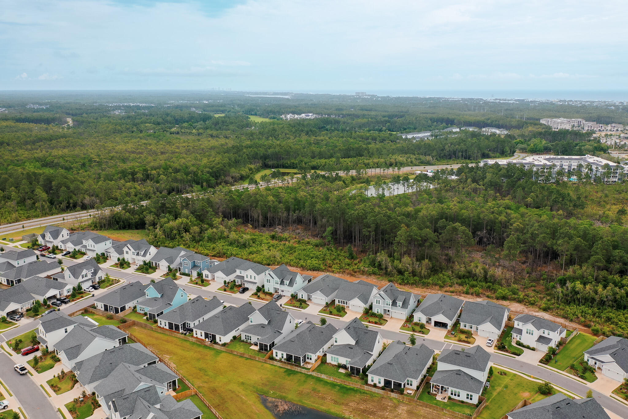 129 Suwannee Dr Inlet Beach Inlet Beach, FL 32461 - Photo 27 of 37 a view of a city with a lake