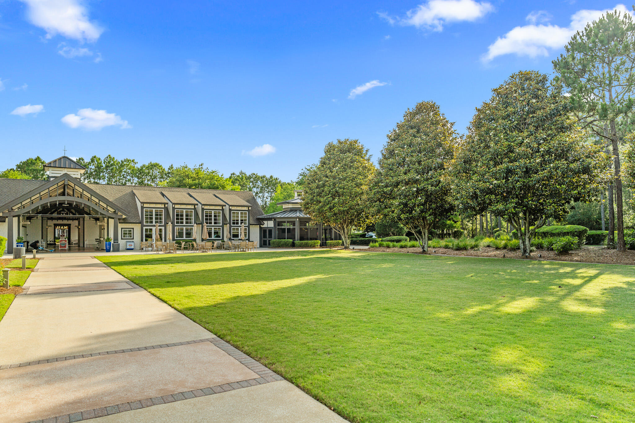 129 Suwannee Dr Inlet Beach Inlet Beach, FL 32461 - Photo 29 of 37 a view of swimming pool with a big yard and large trees