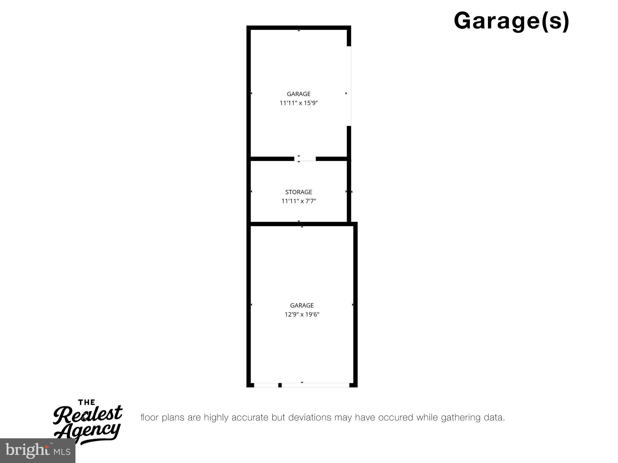 1809 Thornbury Road Baltimore, MD 21209 - Photo 37 of 38 Garage Floorplan