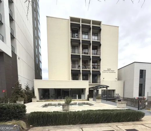 a building with street view