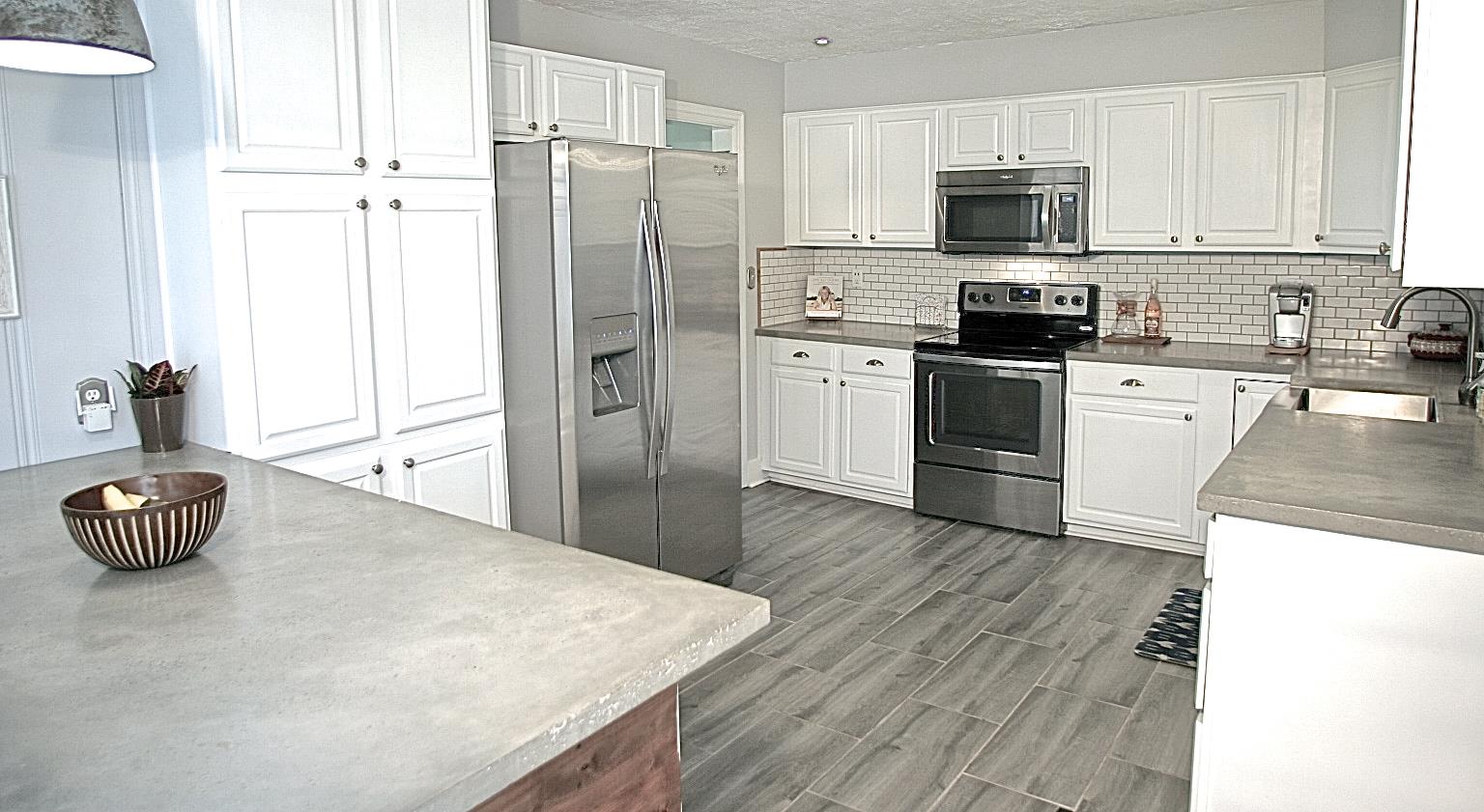 1950 Porter Road Nashville, TN 37206 - Photo 3 of 30 Large Beautiful Kitchen with Stainless Appliance, Stainless Farm Sink, Concrete Counters
