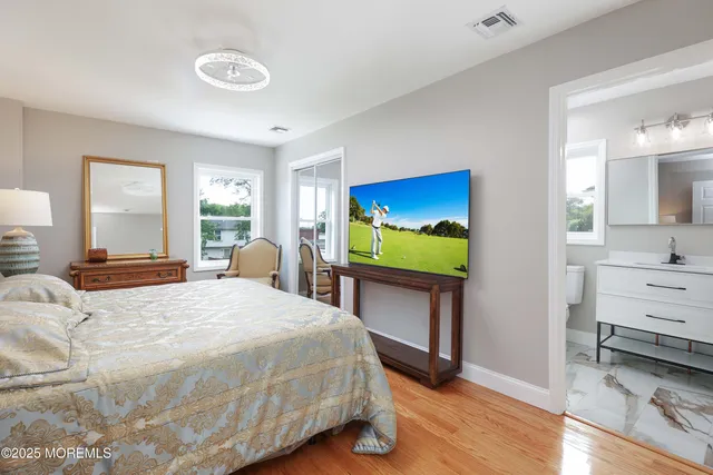 a view of livingroom with furniture and wooden floor