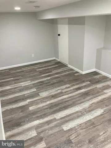 a view of a room with stairs