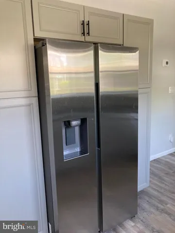 a close view of refrigerator