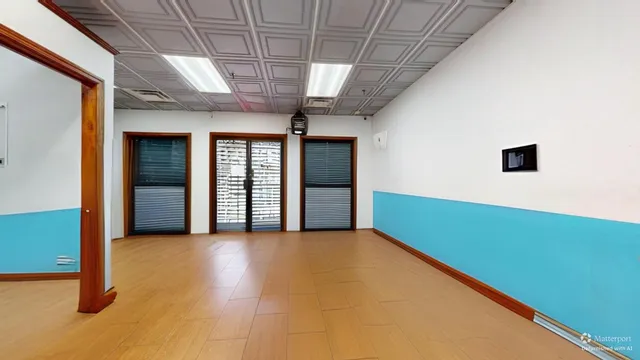 a view of a livingroom with an empty space