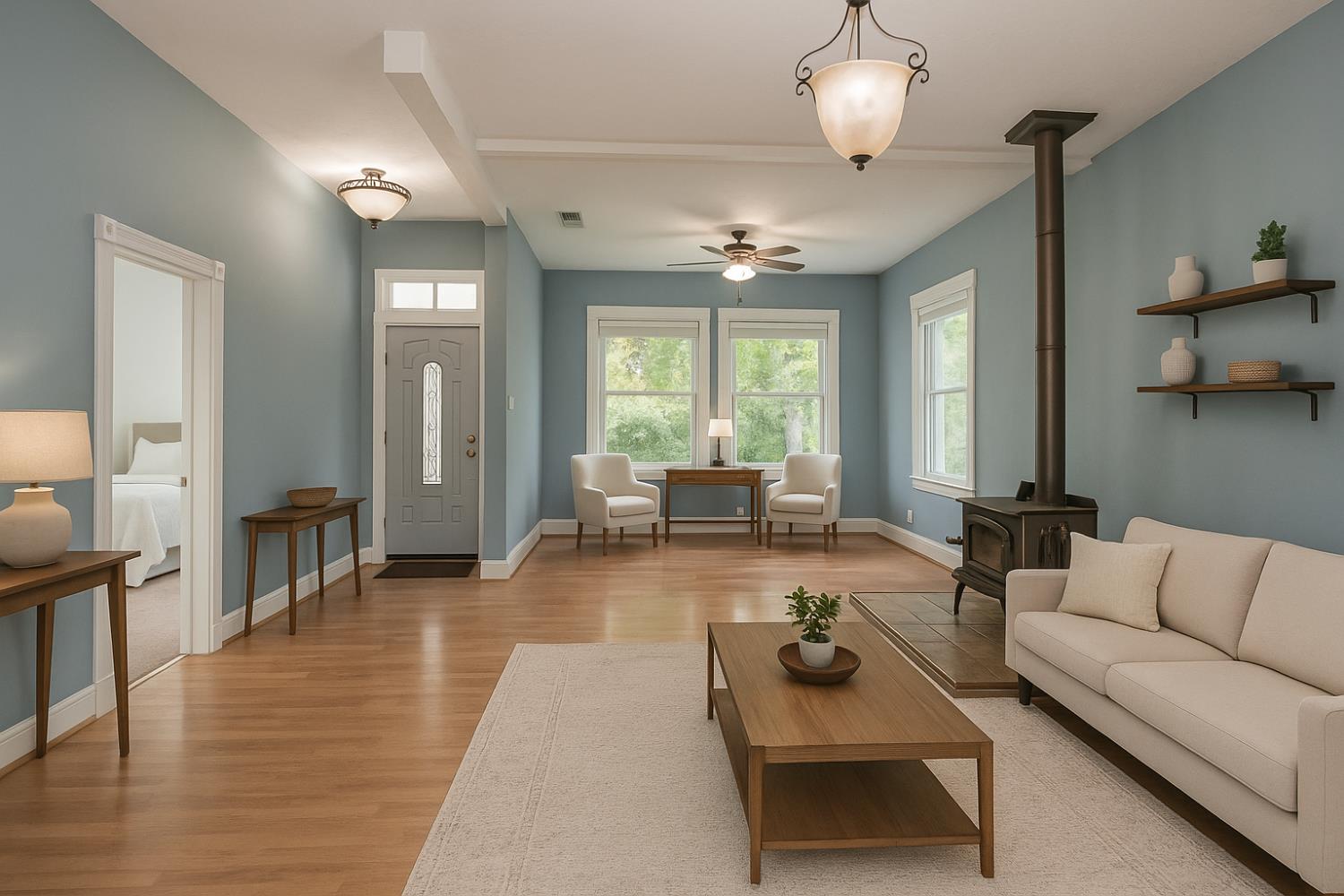 9695 Kent Street Elk Grove, CA 95624 - Photo 5 of 74 Photos have been virtually staged with AI to show potential use of space. Actual room layout and structure remain unchanged