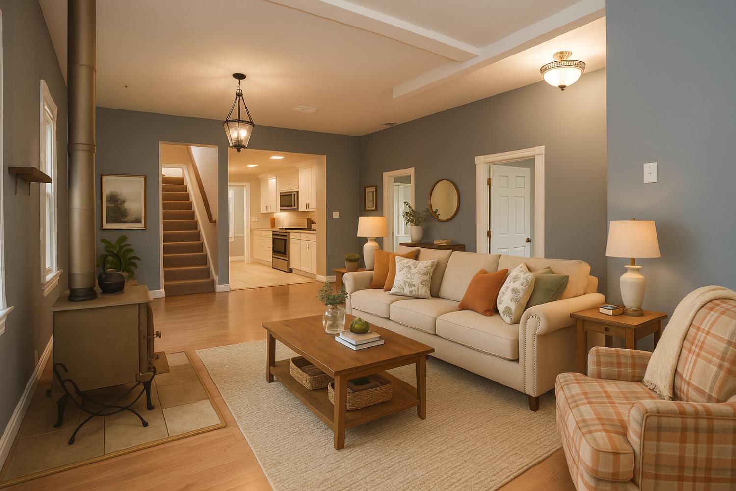 9695 Kent Street Elk Grove, CA 95624 - Photo 9 of 74 This image has been virtually staged using AI for visualization purposes