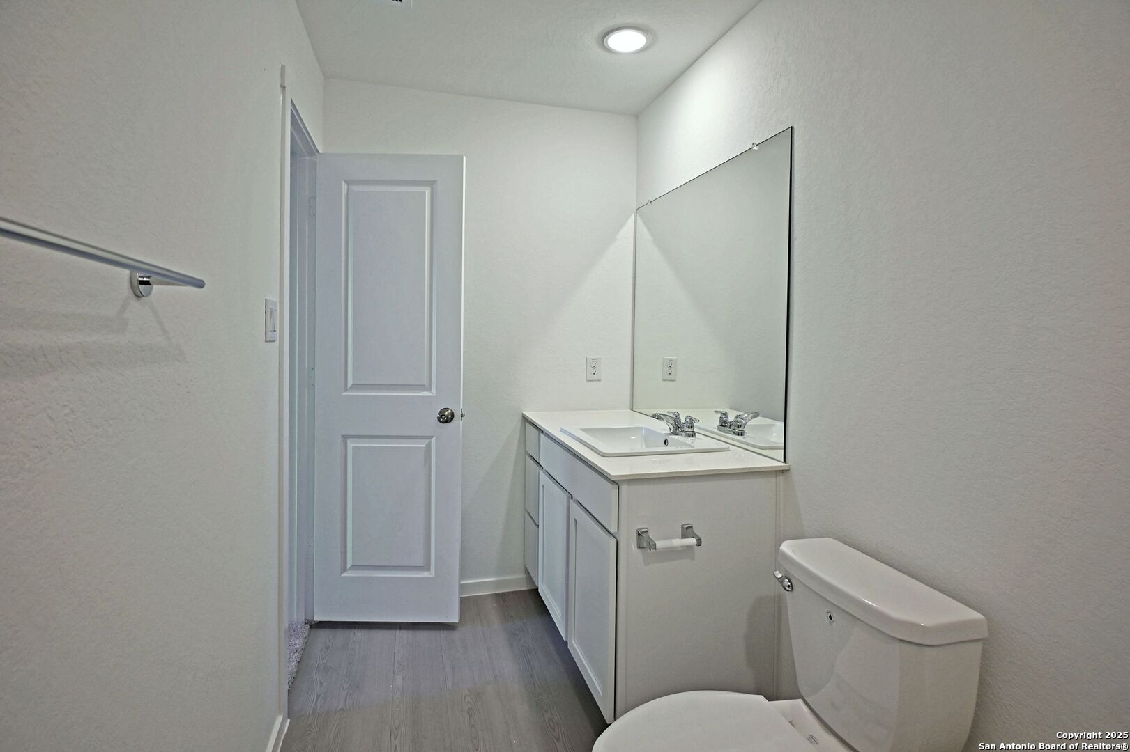 3837 Low Tide Seguin, TX 78155 - Photo 15 of 20 a bathroom with a granite countertop sink toilet and shower