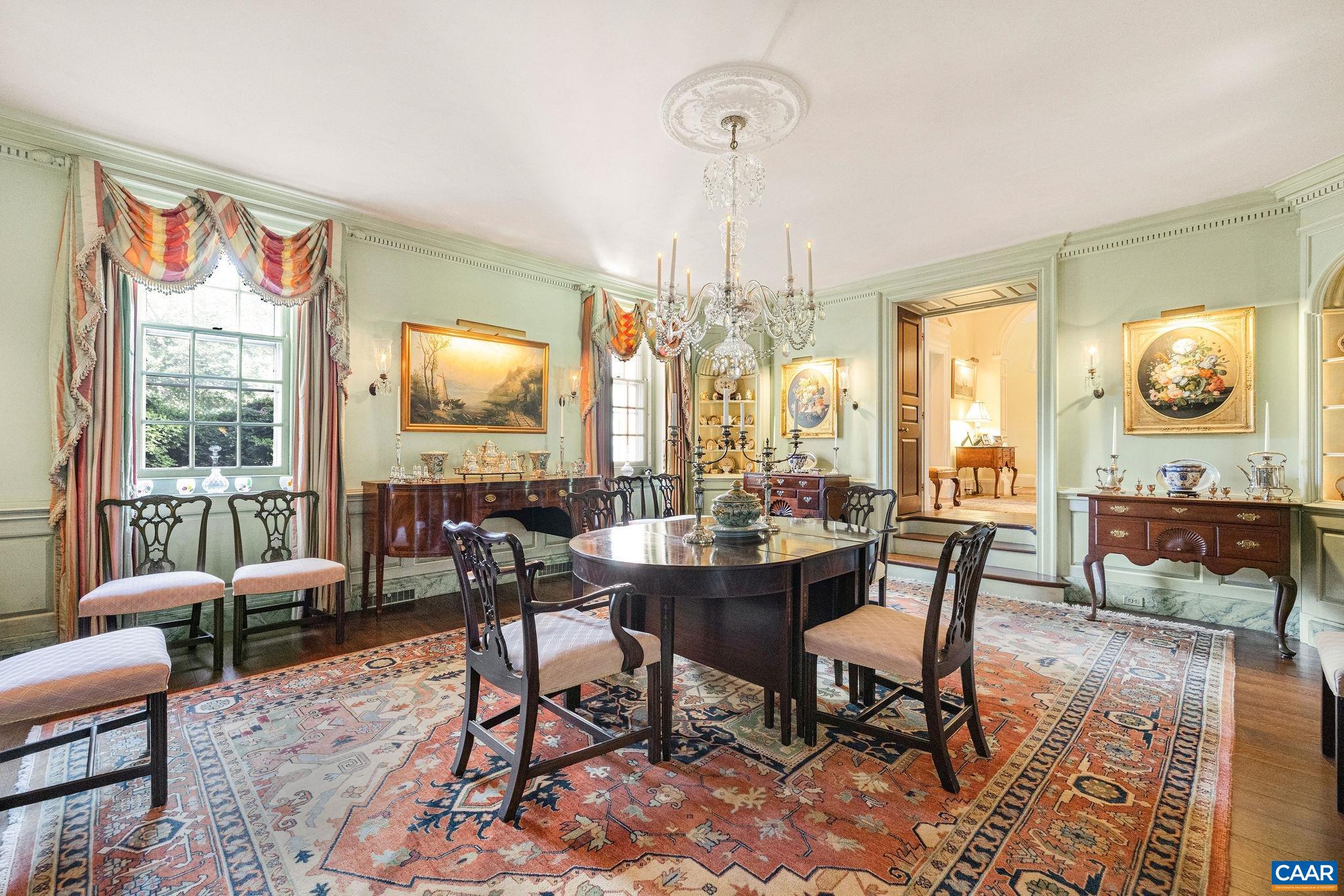 19184 Mt Sharon Road Rapidan, VA 22733 - Photo 22 of 74 a view of a dining room with furniture window and outside view