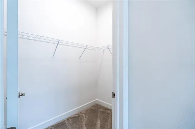 a view of storage and utility room with racks on the wall