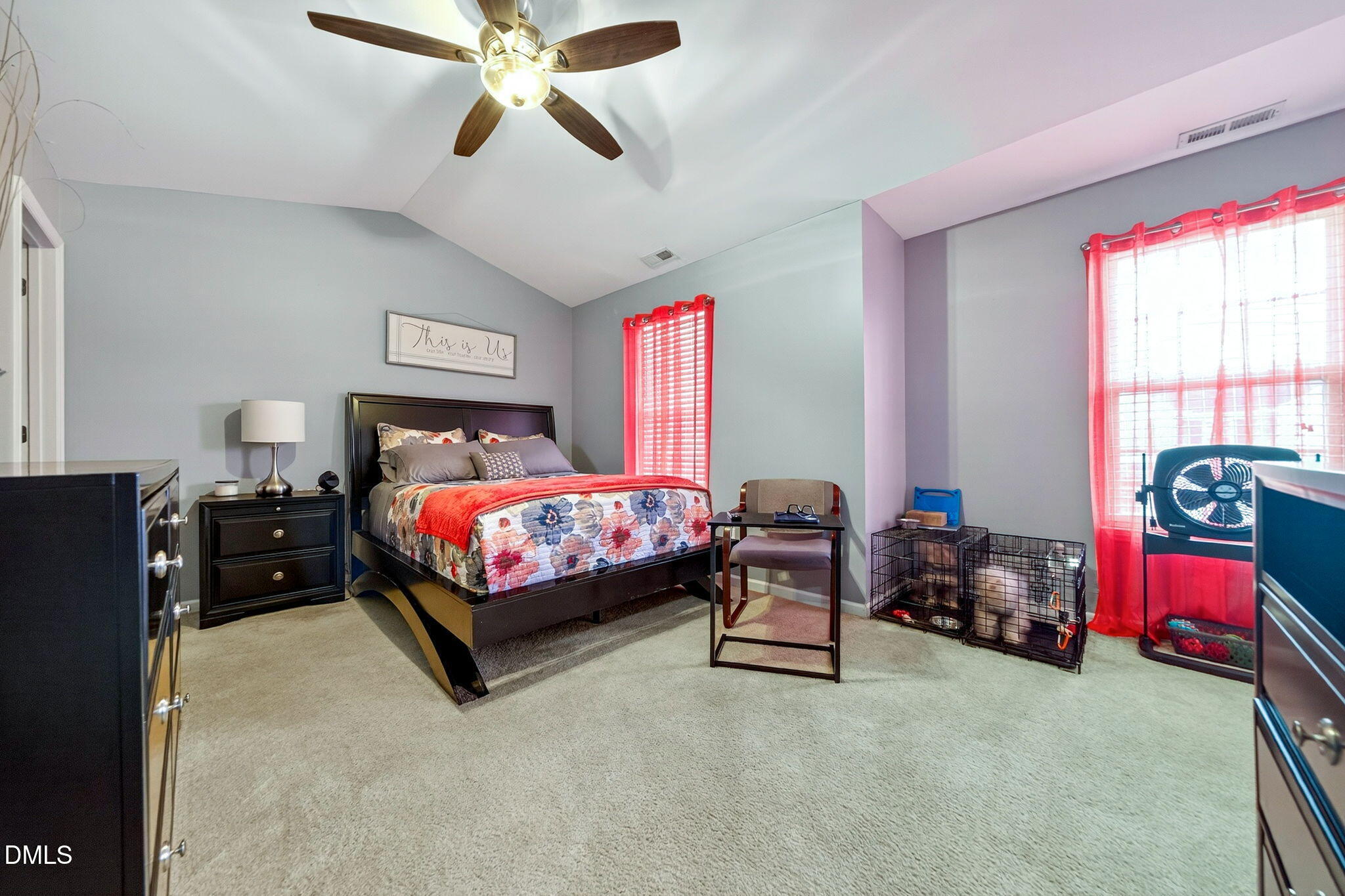 6010 San Marcos Way Raleigh, NC 27616 - Photo 19 of 22 a bedroom with bed and a chandelier