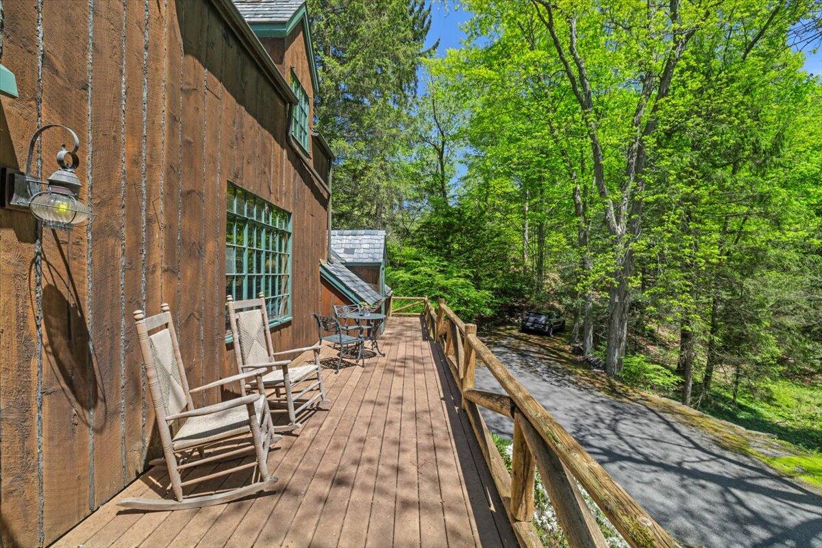 1341 Beaver Valley Road Stroudsburg, PA 18360 - Photo 29 of 86 Front Deck Stream View