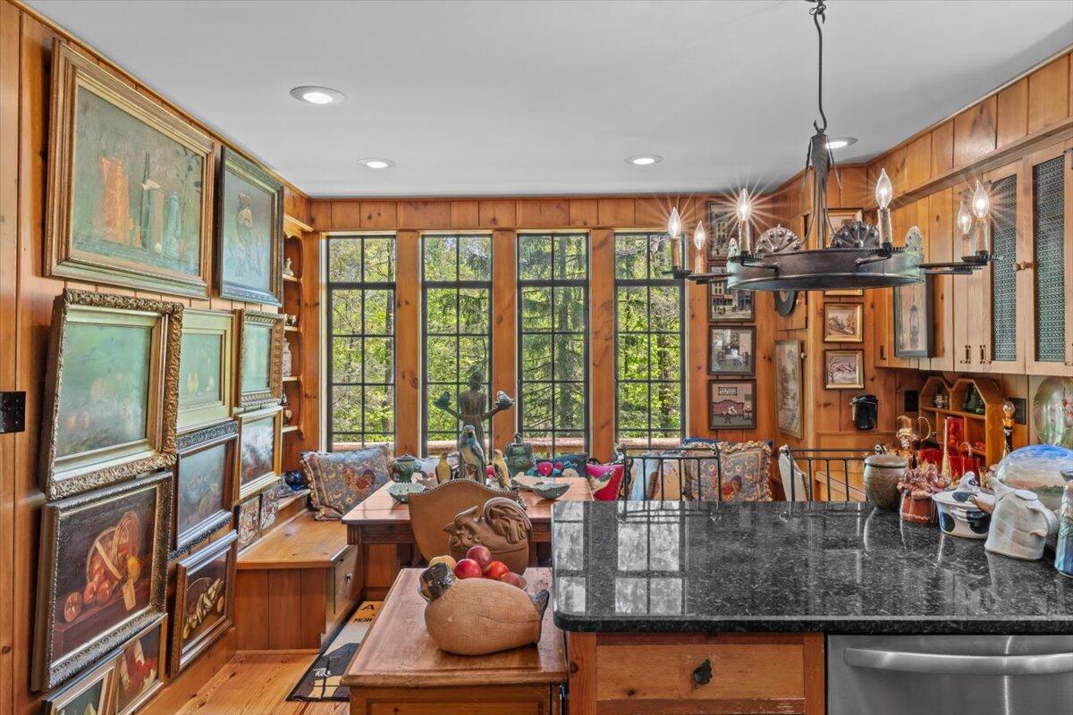 1341 Beaver Valley Road Stroudsburg, PA 18360 - Photo 43 of 86 Kitchen/Stream view