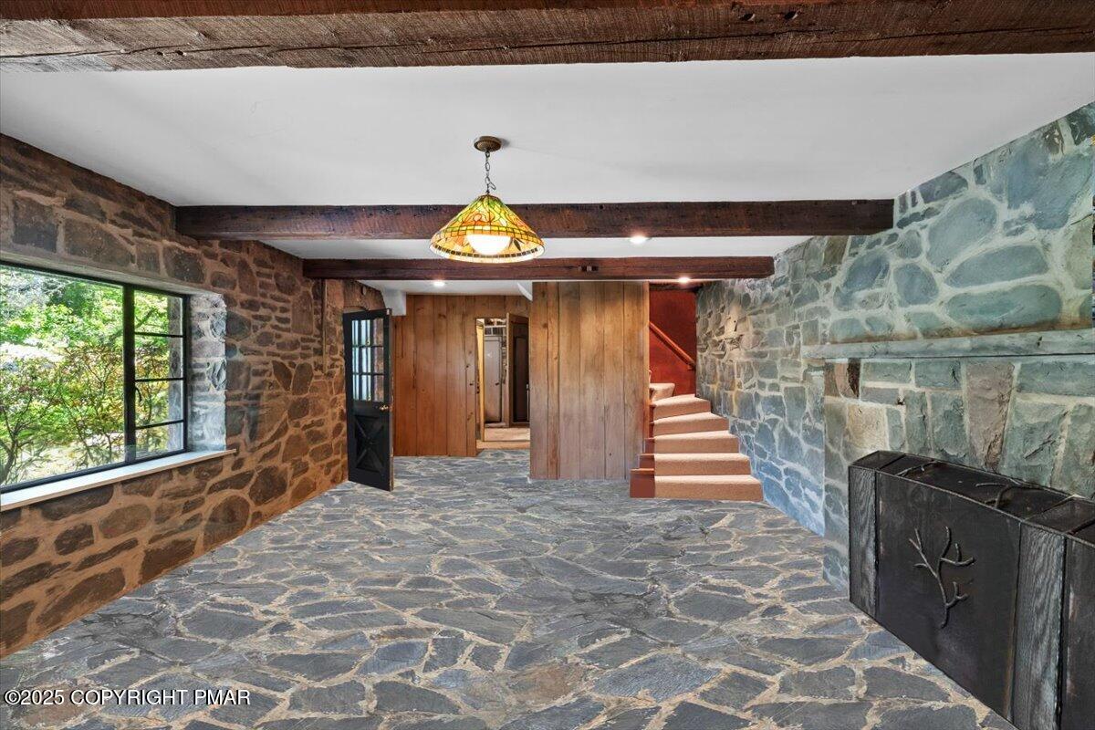 1341 Beaver Valley Road Stroudsburg, PA 18360 - Photo 10 of 84 a view of a entryway door stairs and an outdoor space