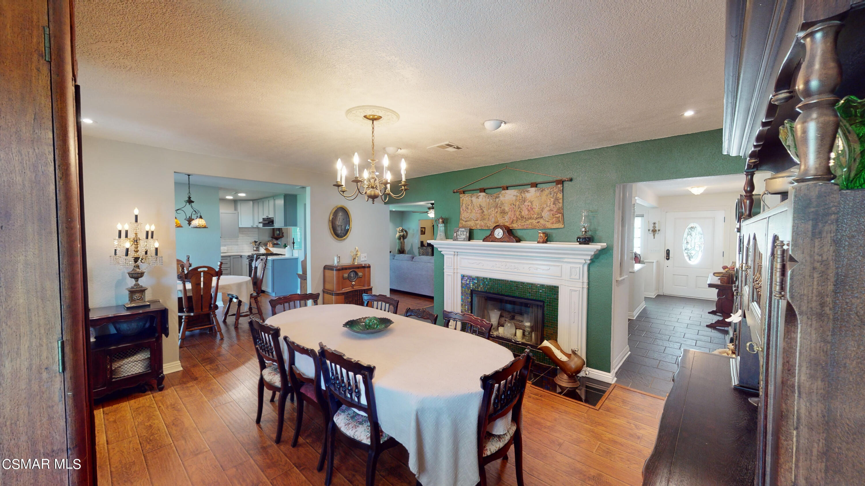 4865 Leeds Street Simi Valley, CA 93063 - Photo 8 of 91 a view of a dining room with furniture and chandelier
