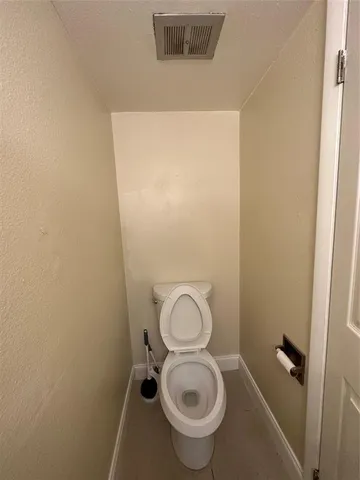 a close up of a toilet