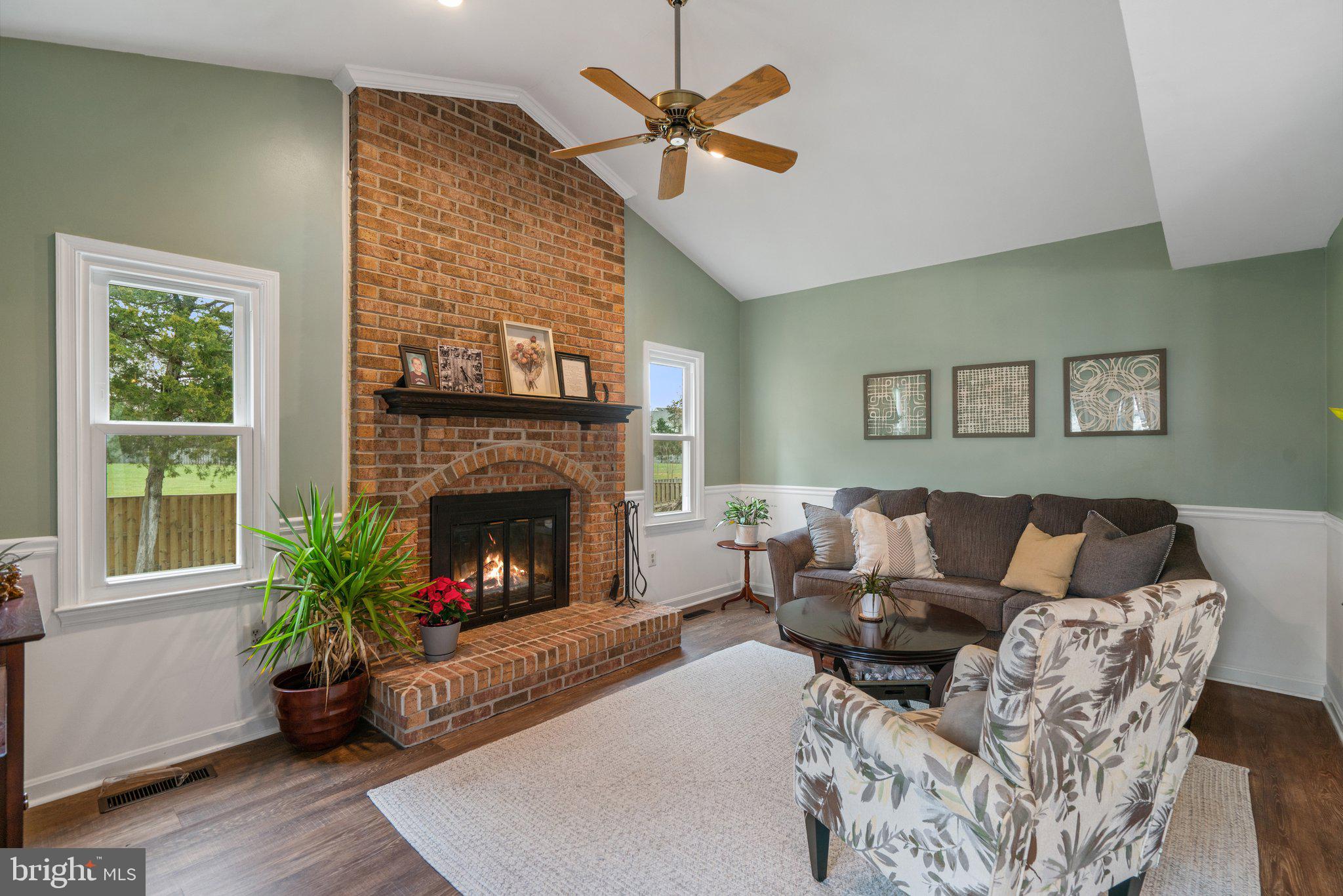 8015 Rocky Run Road Gainesville, VA 20155 - Photo 27 of 57 Family Room with Wood Burning Fireplace