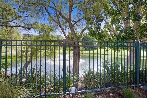 a view of a houses and trees in a backyard