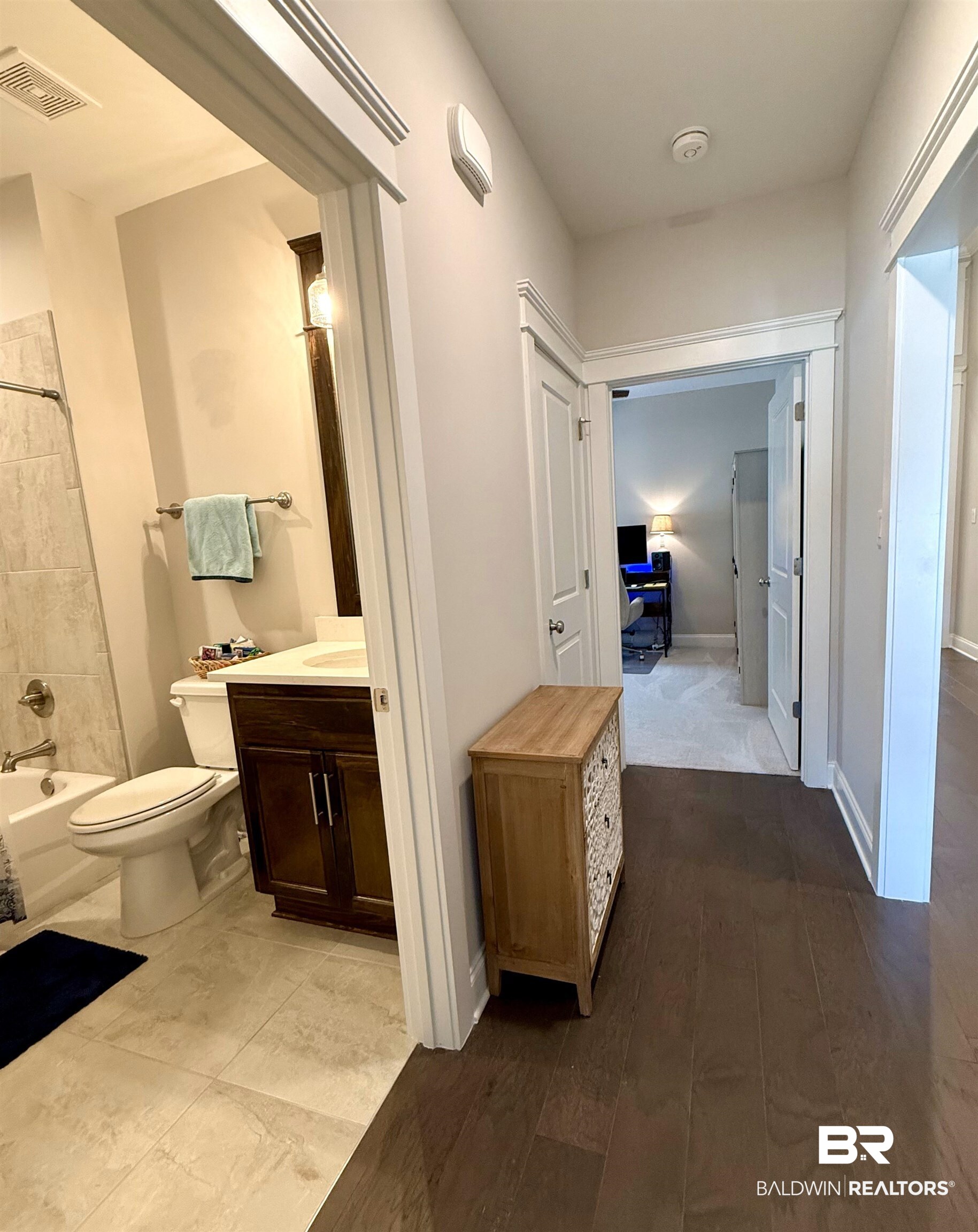 31748 Canopy Loop Spanish Fort, AL 36527 - Photo 15 of 22 Corridor featuring hardwood / wood-style floors