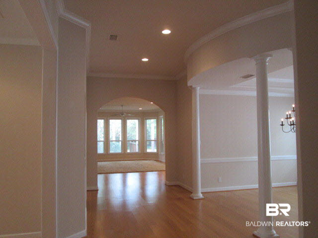 107 Chestnut Ridge Fairhope, AL 36532 - Photo 4 of 20 10 foot wide entry hall connects the front door to the living area in rear.
