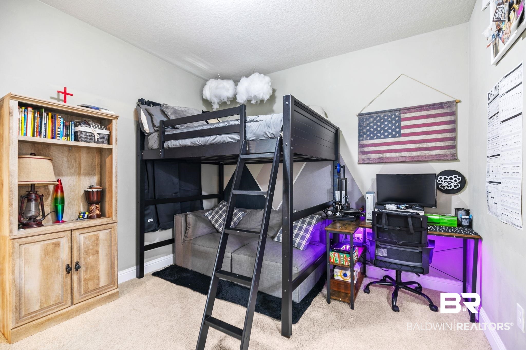 31402 Hoot Owl Road Daphne, AL 36527 - Photo 24 of 43 Carpeted bedroom featuring a textured ceiling