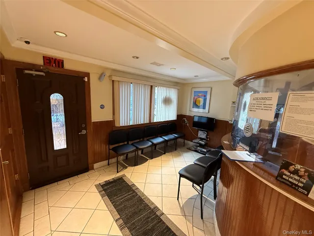 a room with furniture and window