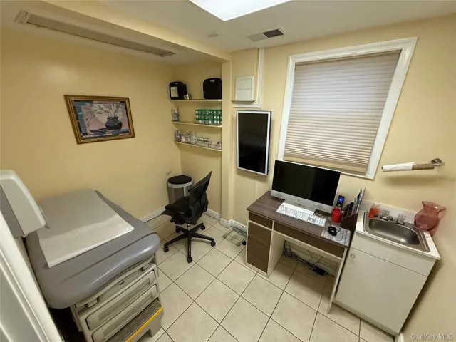 a view of a workspace with a window