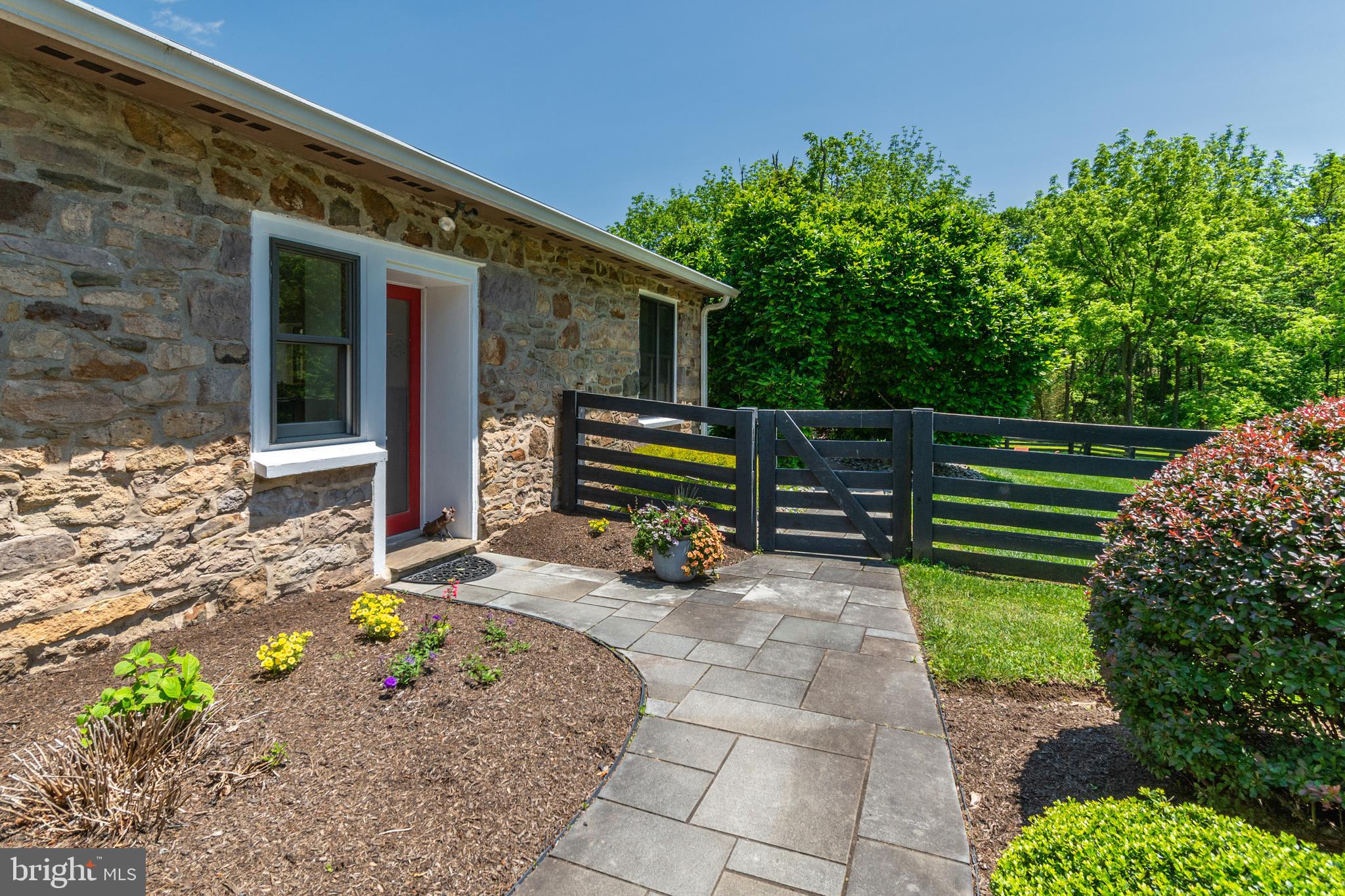2539 Aquetong Road New Hope, PA 18938 - Photo 3 of 50 Walkway to Entrance of Main House is on the Side