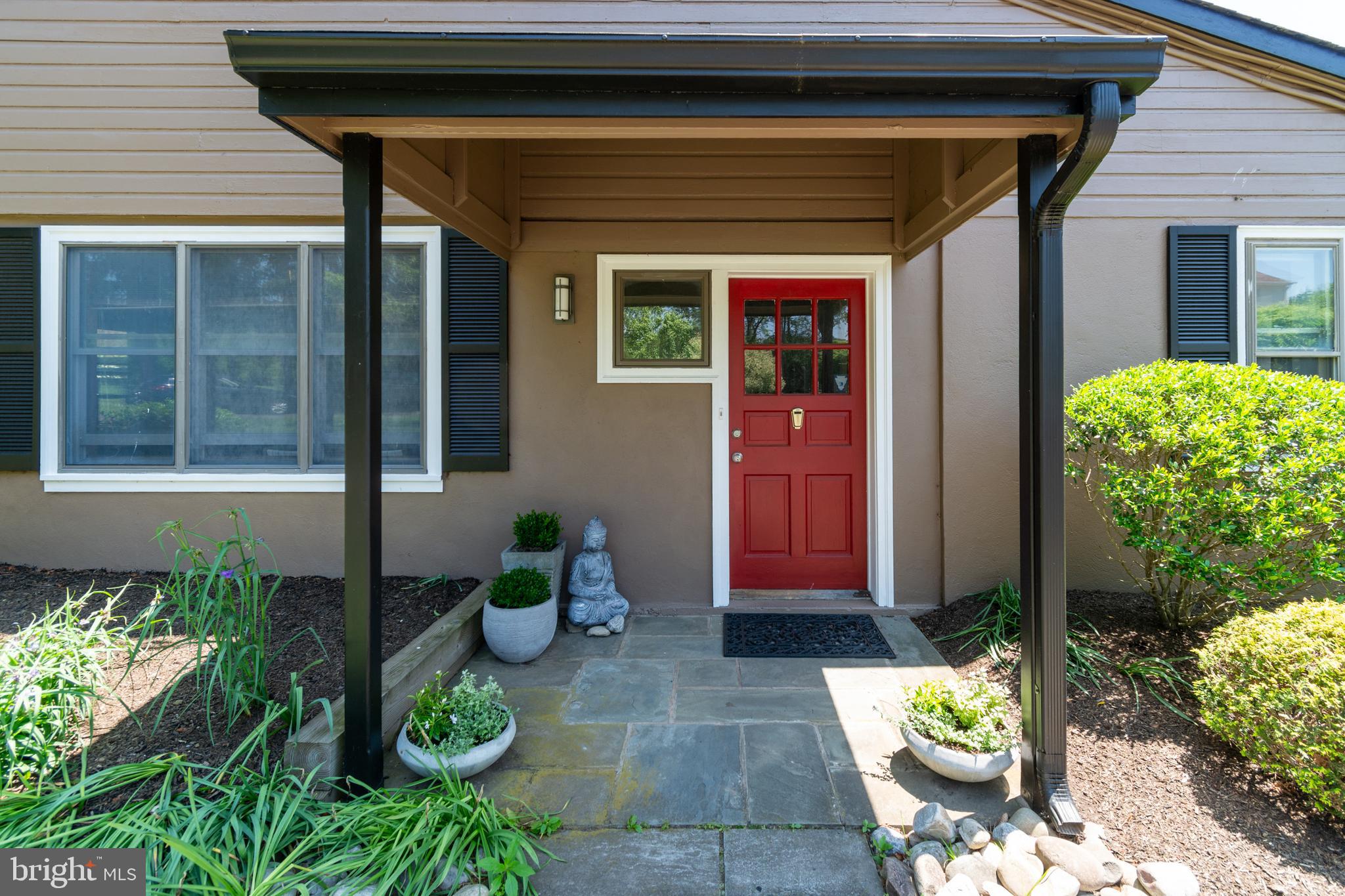 2539 Aquetong Road New Hope, PA 18938 - Photo 37 of 50 In-Law Suite Entrance w/Covered Porch