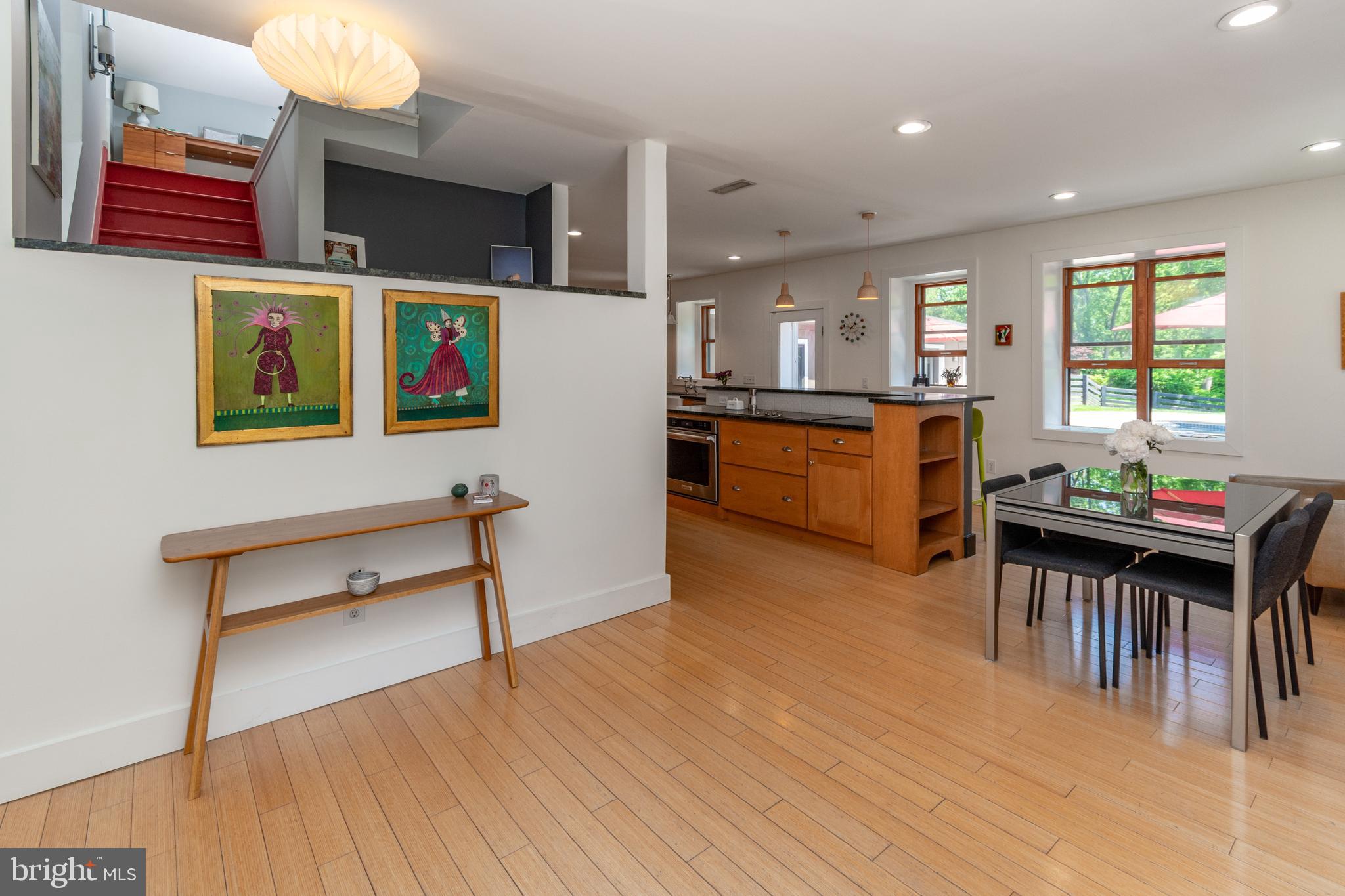 2539 Aquetong Road New Hope, PA 18938 - Photo 5 of 50 Foyer Flanks Kitchen & Dining Room/Great Room