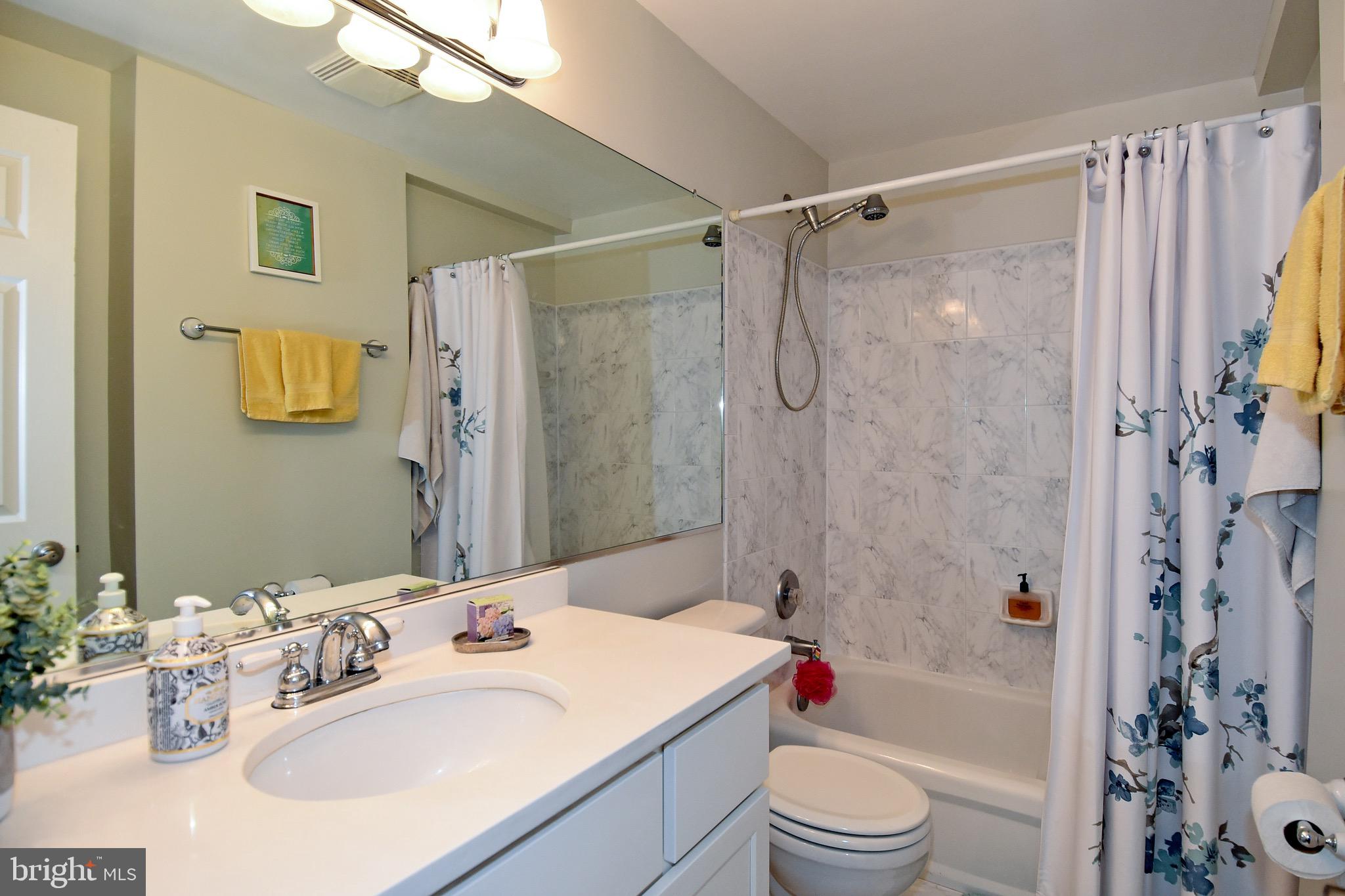 1927 Belmont Road Northwest, Unit 83 Washington, DC 20009 - Photo 21 of 27 Master bath boasts custom tile surround