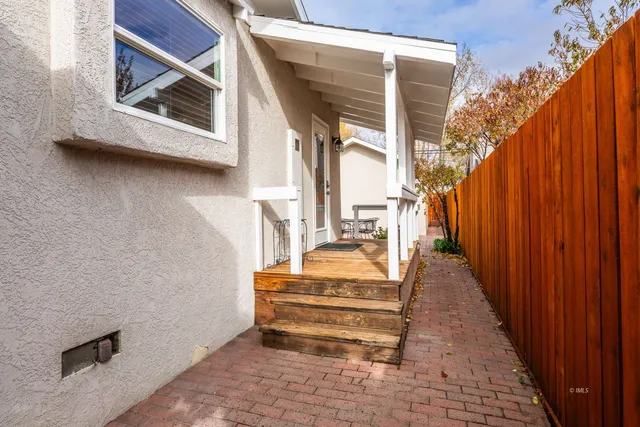 a view of outdoor space deck and patio