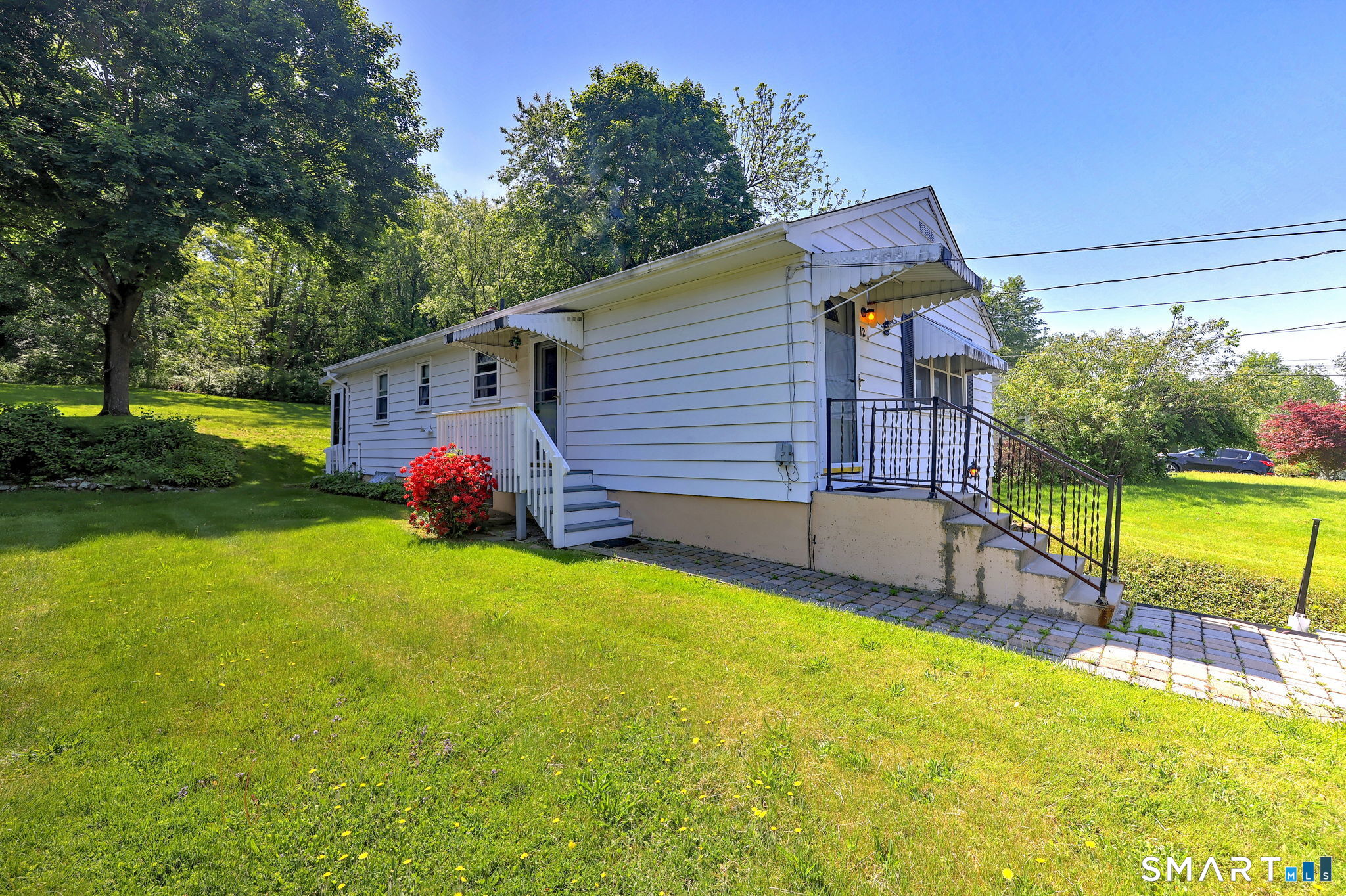 212 Swain Avenue Meriden, CT 06450 - Photo 8 of 38 a view of backyard with swimming pool and seating area