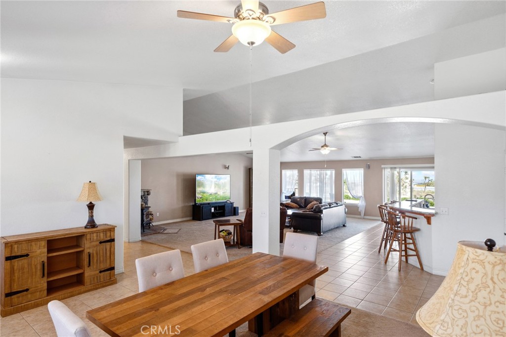 11025 El Esteban Road Phelan, CA 92371 - Photo 6 of 54 a living room with furniture and wooden floor