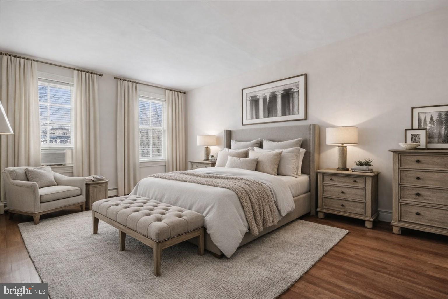 17 Logan Circle Northwest Washington, DC 20005 - Photo 26 of 55 Bedroom #3 virtually staged AI