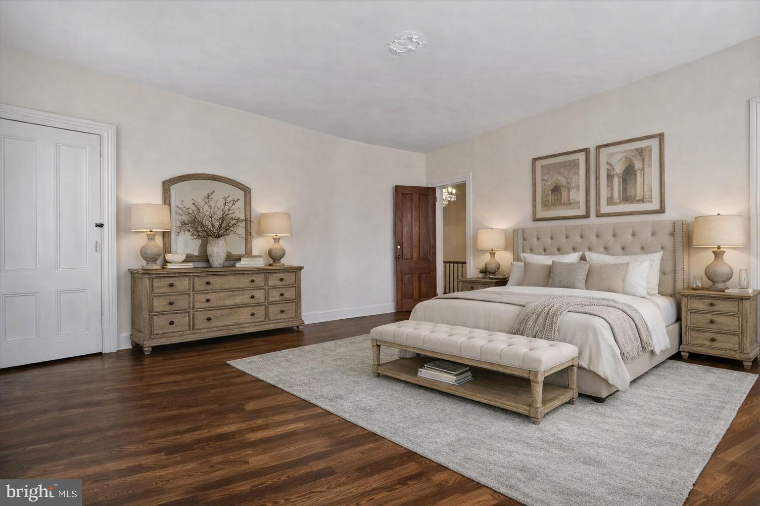 17 Logan Circle Northwest Washington, DC 20005 - Photo 31 of 55 Bedroom #4 virtually staged AI